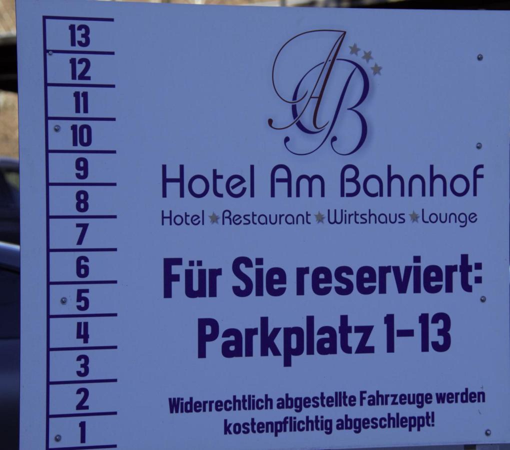 Hotel Am Bahnhof Weilburg Eksteriør billede